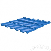 Металлочерепица Банга, Полиэстер RAL 5015 Небесно- голубой, толщина 0,5