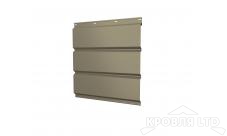 Софит тройной металлический без перфорации, Полиэстер RAL 1015 светлая слоновая кость, толщина 0,45