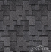 Гибкая черепица Шинглас серия Финская коллекция Аккорд цвет Серый