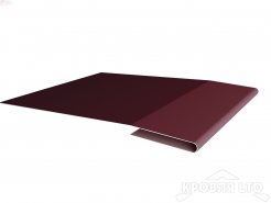 Планка начальная, Полиэстер RAL 3005 красное вино, толщина 0,45
