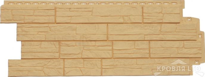 Фасадная панель Grand Line Сланец Classic песочный