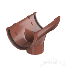 ТН ПВХ D125/82 ММ ВОРОНКА ЖЕЛОБА КРАСНЫЙ Rall 8004