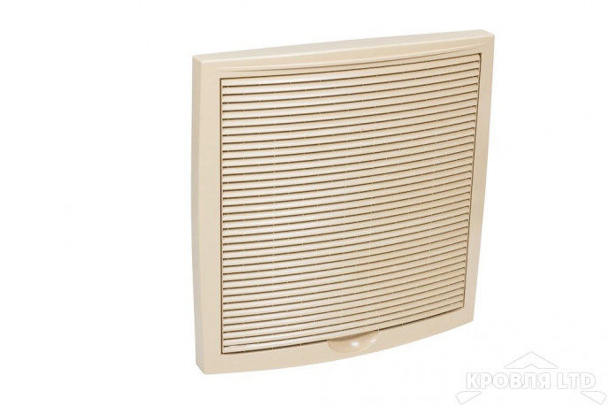 Наружная вентиляционная решетка 375х375 цвет бежевый