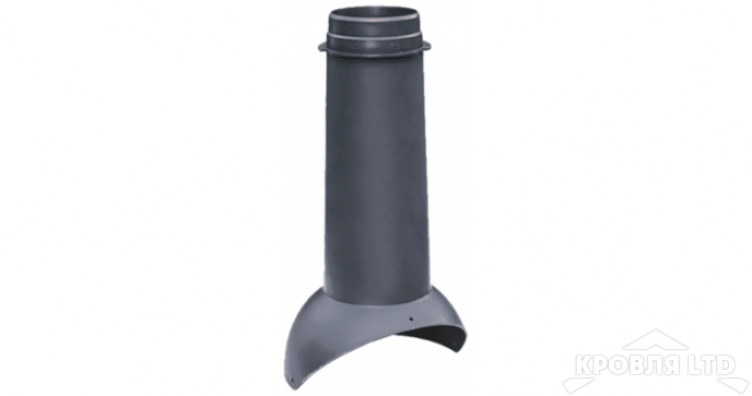 Выход вентиляции Pipe-VT KROVENT черный