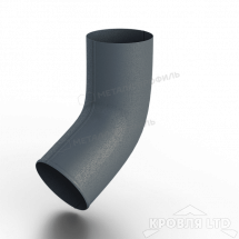 Колено сливное МЕТАЛЛ ПРОФИЛЬ Foramina Freeze D100 Grey