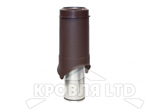 Выход вентиляции Krovent Pipe-VT 150 is (утепленный) коричневый