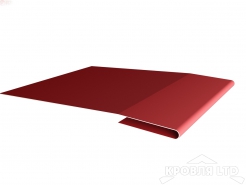 Планка начальная, Полиэстер RAL 3011 коричнево-красный, толщина 0,45