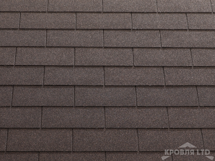 Гибкая черепица Катепал Коллекция 3T цвет Коричневый