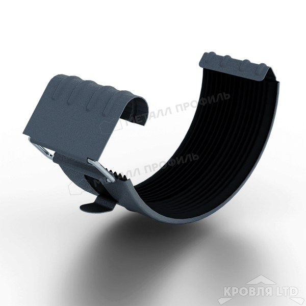 Соединитель желоба МЕТАЛЛ ПРОФИЛЬ Foramina Freeze D125 Grey