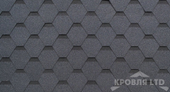 Гибкая черепица Шинглас серия Комфорт коллекция Сальса цвет Серый орех