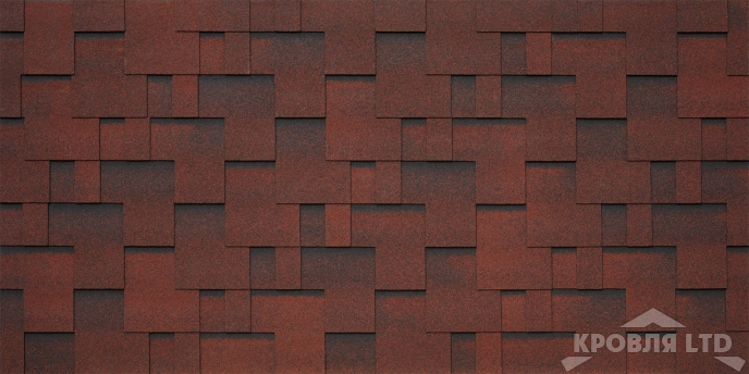 Гибкая черепица Тегола серия Категория БИЗНЕС UNICA LAZIO цвет Amarone 410
