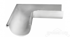 Угол желоба наружный 90 град Оптима 125мм RAL 9003 белый