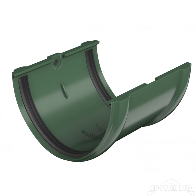 ТН ПВХ D125/82 ММ СОЕДИНИТЕЛЬ ЖЕЛОБА ЗЕЛЕНЫЙ Rall 6005