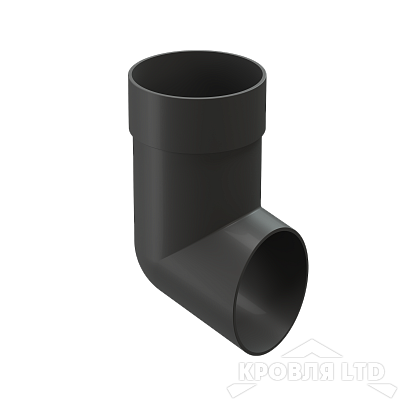 Наконечник трубы (отмёт) для водостока Деке Премиум RAL 7024 графит