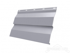 Сайдинг металлический Корабельная Доска, Полиэстер RAL 7004 сигнальный серый, толщина 0,45