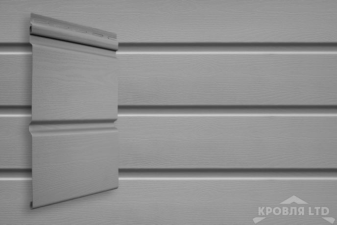 Сайдинг Double-брус Grand Line Standart серый (3,0м)