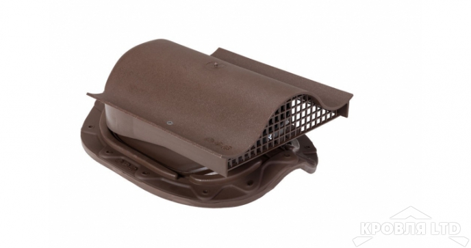 Аэратор кровельный MUOTOKATE - KTV цвет коричневый  для металлочерепицы