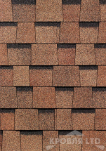 Гибкая ламинированная черепица Дёке серия EUROPA  Коллекция DRAGON цвет Светло-коричневый