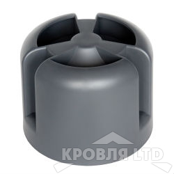Колпак кровельный Krovent HupСap серый для труб Pipe-VT 110is