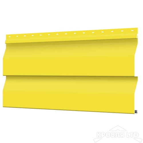 Сайдинг металлический Корабельная Доска, RAL 1018 Желтый , толщина 0,45