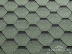 Гибкая черепица Катепал Коллекция Katrilli цвет Зелень моховая
