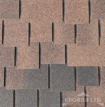 Гибкая черепица Ruflex  серия Премиум коллекция Dranka Premium цвет Медный отлив