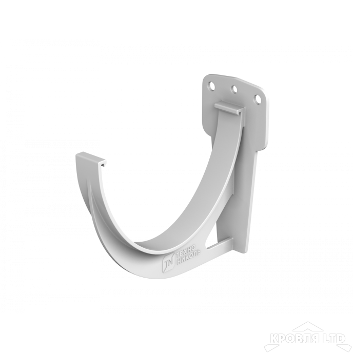 ТН ПВХ D125/82 ММ КРОНШТЕЙН ЖЕЛОБА БЕЛЫЙ Rall 9003