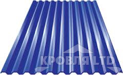 Профнастил С21, Полиэстер RAL 5002 ультрамариново-синий, толщина 0,45