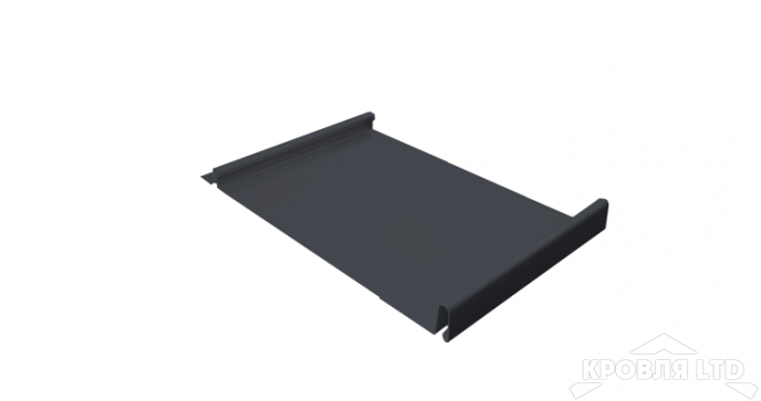 Кликфальц,Satin Matt TX RAL 7024 мокрый асфальт, толщина 0,5