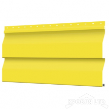 Сайдинг металлический Корабельная Доска, RAL 1018 Желтый , толщина 0,45