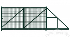 Ворота откатные Profi 2,03х6,0 RAL 6005 вправо