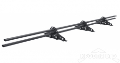 Снегозадержатель для фальцевой кровли Grand Line RAL 7024 3м