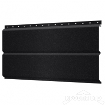 Сайдинг металлический Евробрус RAL9005 Черный Стальной Бархат, толщина 0,5