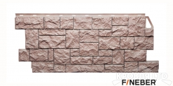 Фасадная панель FineBer Камень Дикий Терракотовый
