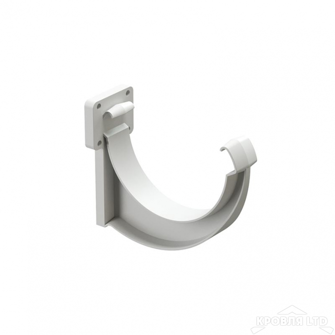 кронштейн желоба для водостока Деке Люкс  пломбир