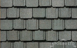 Гибкая черепица Certain Teed коллекция Grand Manor Shangle цвет Heirloom Silver