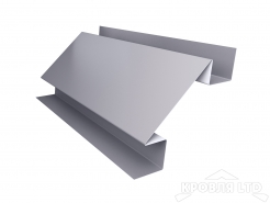 Планка угла внутреннего сложного, Полиэстер RAL 7004 сигнальный серый, толщина 0,45