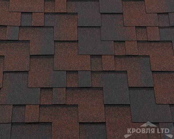 Гибкая черепица Roofshield  серия Classic коллекция Модерн цвет Медный