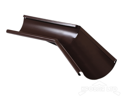 Угол желоба внутренний Foramina PUR 135 гр 125 мм RAL 8017 шоколад