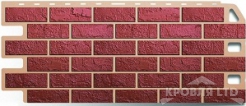 Фасадная панель Альта-Профиль Кирпич красный