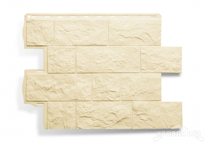 Фасадная панель Альта-Профиль Туф Эко Песчанный