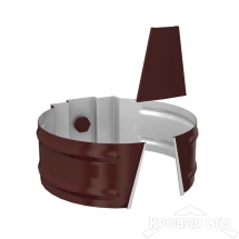 Держатель трубы Проект 185/150 Ral 8017 шоколад