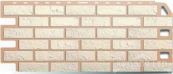 Фасадная панель Альта-Профиль Кирпич белый