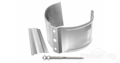 Кронштейн трубы на кирпич Грендлайн 100мм RAL 9003 белый