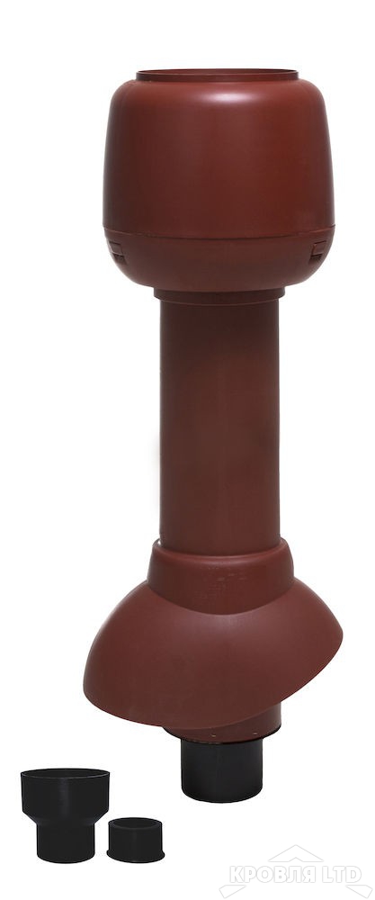 Вытяжная труба Vilpe 75Р/IS/500 цвет красный