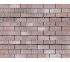 Фасадная плитка ТEХНОНИКОЛЬ HAUBERK цвет Мраморный кирпич