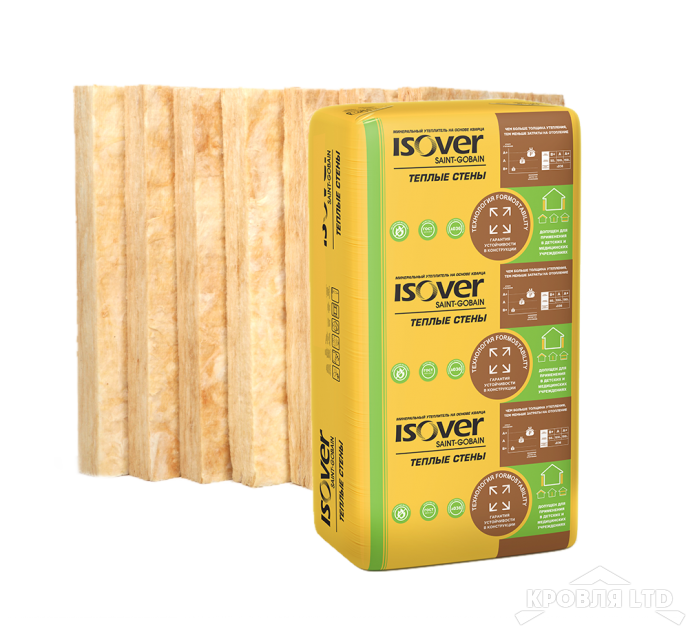 Изовер Теплые Стены Стронг (стекловолокно) 50*610*1000  0,305м3