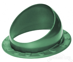 Основание для вентиляционной трубы Krovent Base-VT Seam 125/150 зеленый для гибкой черепицы или фальцевой кровли