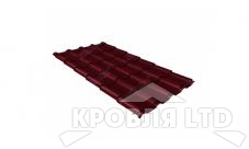 Профиль волновой Камея, Полиэстер RAL 3005 красное вино, толщина 0,45