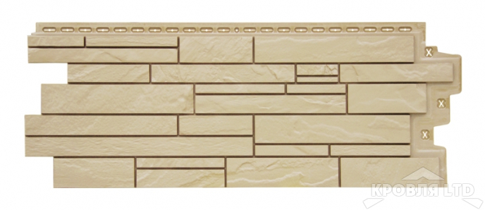 Фасадная панель Grand Line Скала Classic бежевый